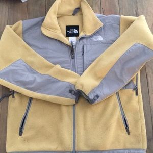 Yellow North Face Denali fleece